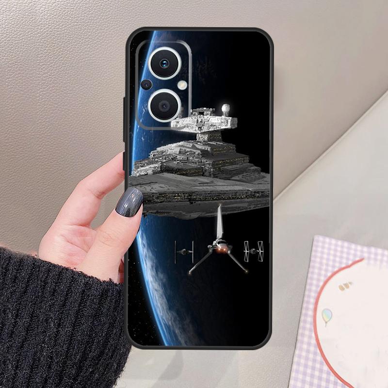 Чехол Art Funda Космический корабль для OPPO Reno 11 12 13 14 Pro 11F 12F 13F 14F 7 8 Lite Чехол OPPO Find X9 X6 X5 X8 Pro