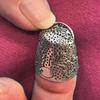 Open Nail Thimble for Hand Sewing Quilting Vintage Metal Thimble Wraparound Design Finger Protector for Knitting Needlework DIY Tools