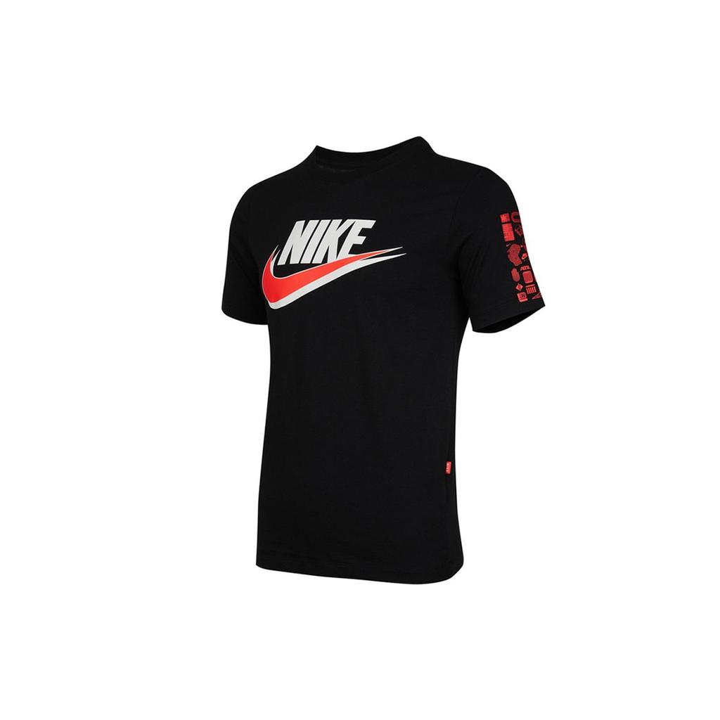 Nike Футболки Мужские Черные С Круглым Вырезом Умеренный Прямой Крой DM6962-010