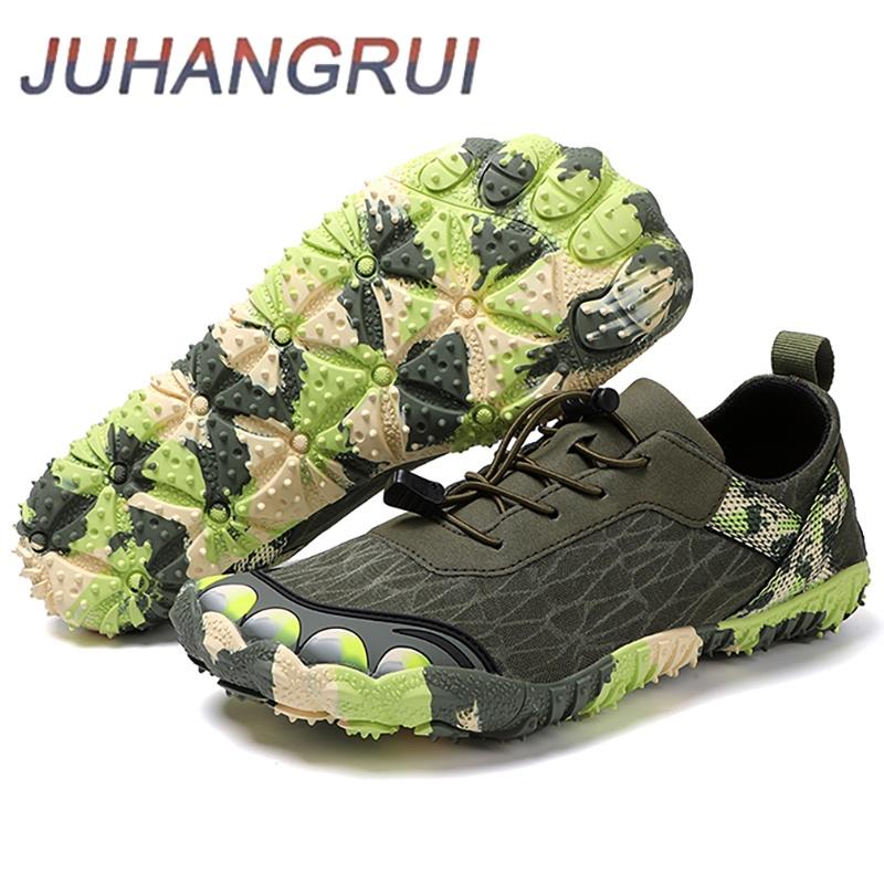 Women Men Aqua Shoes Upstream Wading Shoes Water Sports Sneakers Unisex Five Fingers Swimming Surfing Footwear Yoga Fitness Shoe