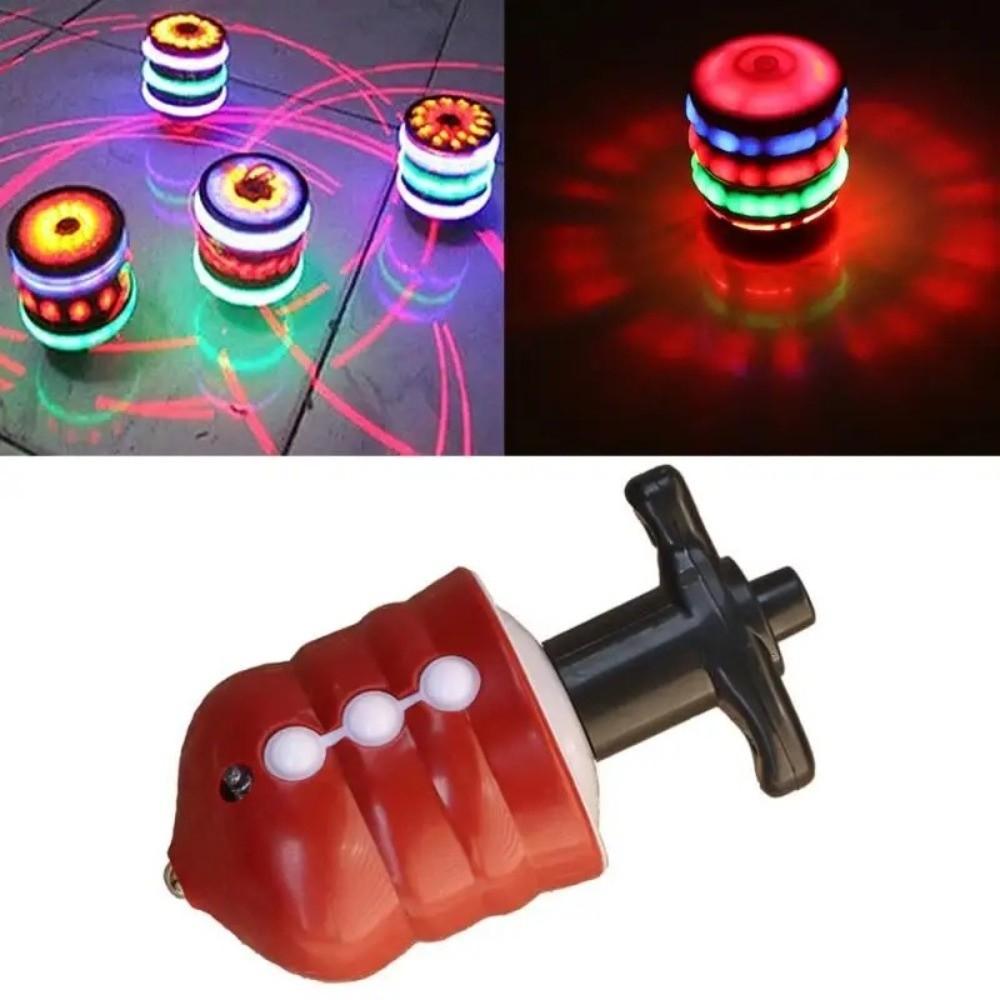 Colorful Rotating Gyro Laser Music Gyroscope New Spinning Top Boys Girls