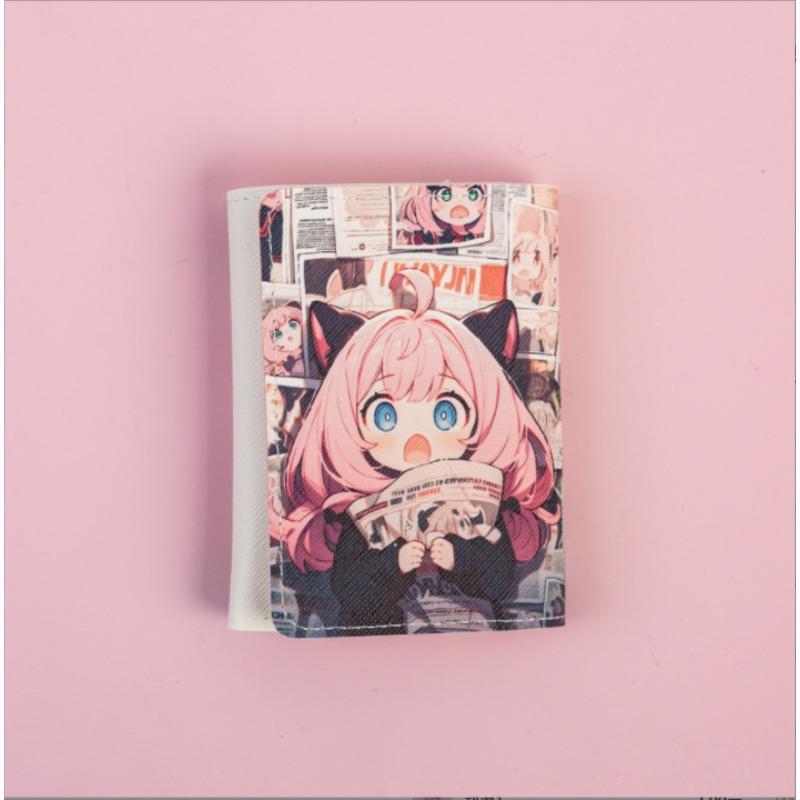 The New Cute Card Bag Is Small, Multi-card, Large-capacity Animation, Student Children's Change Bag, Cartoon Wallet.