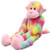 Global New Colour Long Tail Monkey Plush Huggable Deluxe Furry Critter Stuffed Toy