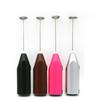 Food Grade Battery Operated Milk Stainless Steel Frother Mini Quick Foaming Drink Mixer Kitchen