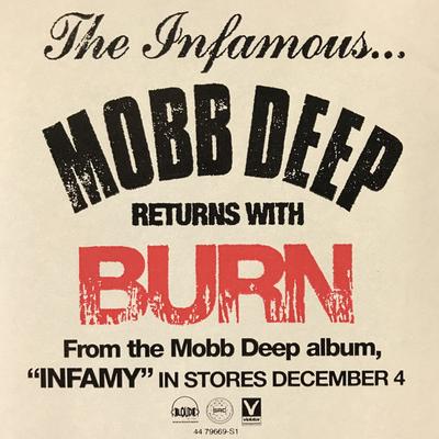12-дюймовая пластинка MOBB DEEP - Burn 4479669S1,44796 Loud Records, S 2001 США Рэп и хип-хоп/R&B Б/У