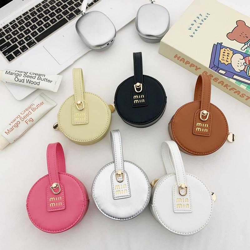 Детская однотонная мультяшная сумка через плечо милого дизайна, подкладка из полиэстера, для девочек