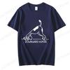 New Fashion Women T Shirt Pullover Korean Version Dog Yoga Cartoon Yogi Print TShirt Casual Short Sleeve Couples TShirt Gift