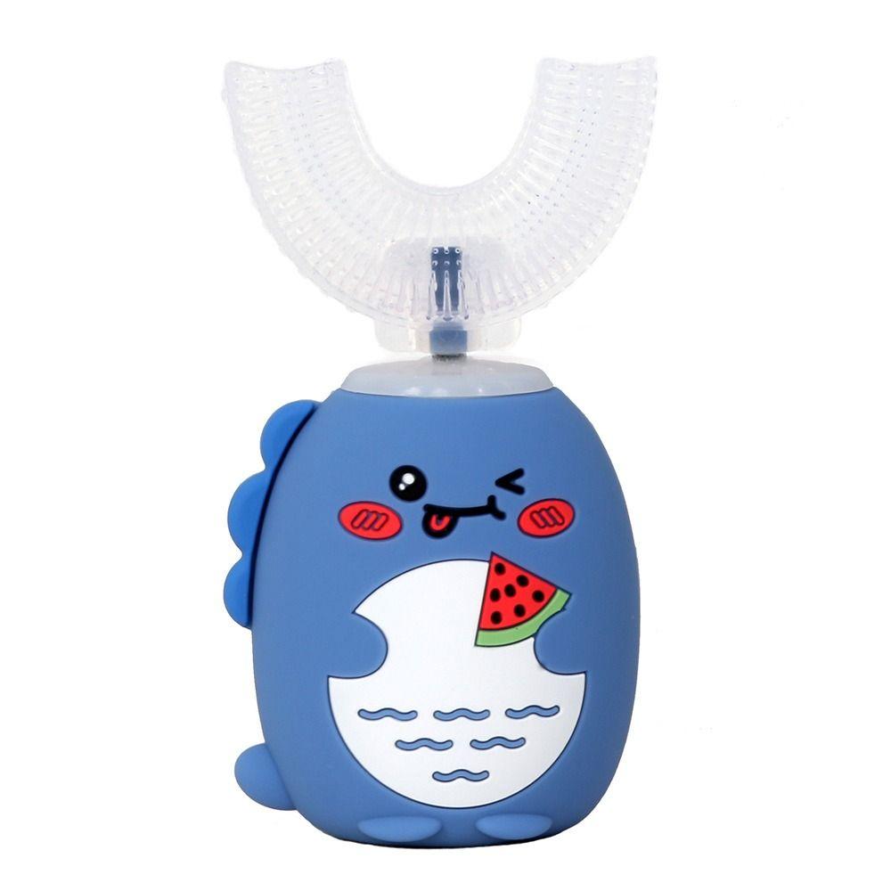 U-shaped Electric Toothbrush Silicone Brush Head Baby Toothbrush Children Tooth Brush for 2-6y