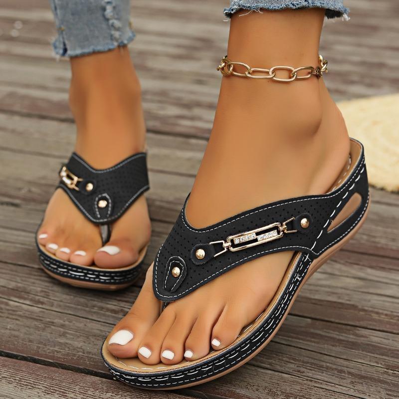 New Women's Wedge Heel Toe Sandals Style Casual and Comfortable
