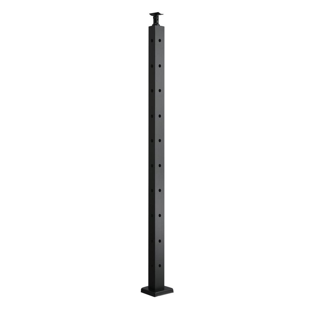 VEVRO Cable Railing Post 36x1x2 Inch with L-Shaped Holes 1JZLGZXHS914IVCFL001V0