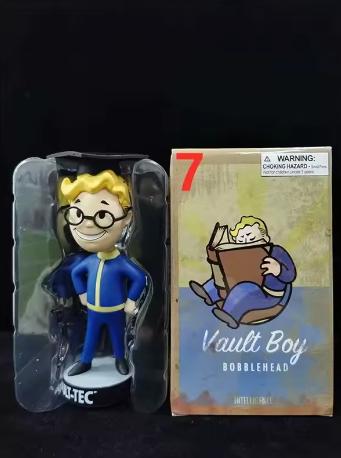 Милый Бобовая Голова Vault Boy Полный Набор Аниме Фигурка Действия Игрушки Статуя Коллекция Модель Кукла Настольное Украшение Дисплей Игрушки Подарки