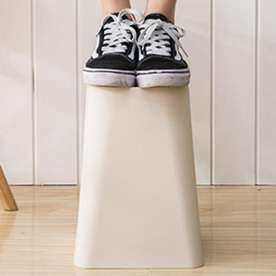 Небольшая мусорная корзина, мусорное ведро большой емкости, однотонное, легко моющееся, для использования в помещении и на улице, пластиковое мусорное ведро