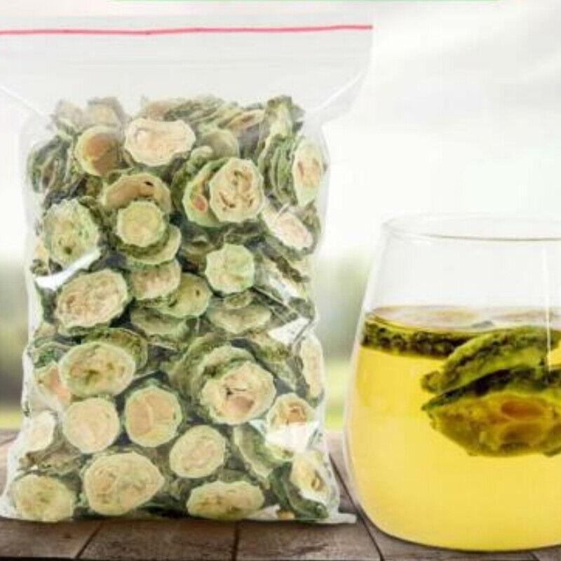 500 г оригинального сушеного чая из горькой тыквы, ломтика тыквы, чая Momordica Charantia Herbs