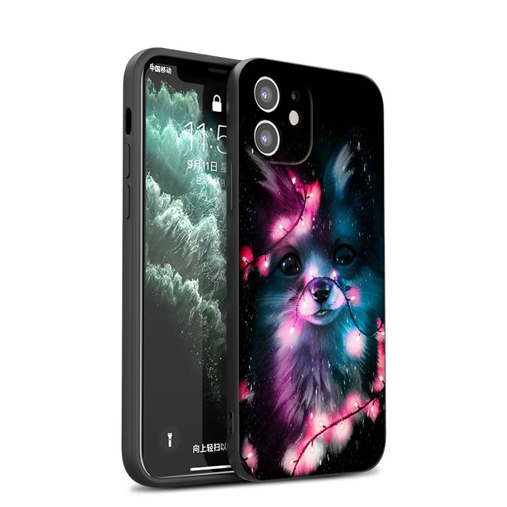 GX110 Kawaii Cute Fox силиконовый мягкий чехол для iPhone 13 12 Mini 11 Pro XS Max XR X 8 7 6 6S Plus 5 5S SE 2020