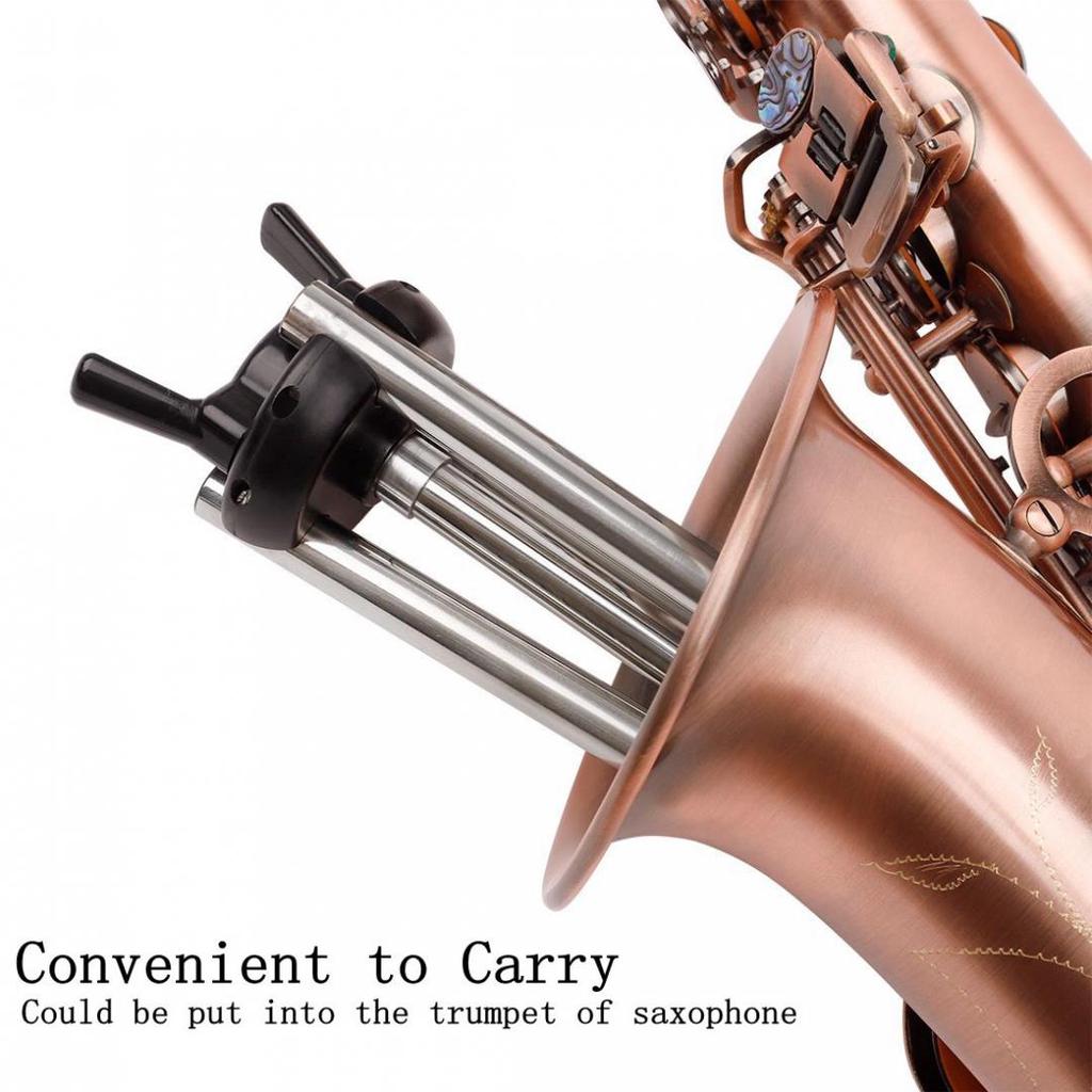 Foldable Alto Tenor Soprano Saxophone Stand Sax Tripod Holder Stainless Portable Sax Tripod Holder