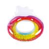 DINETTE Надувной радужный круг диаметром 110 см для воды Одинарный Пляж, Игра, Бассейн,