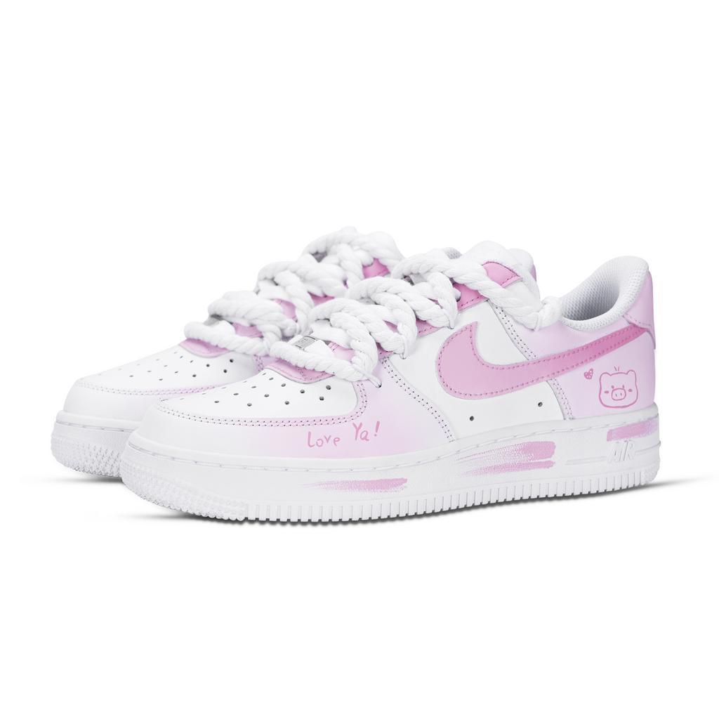 Nike Nike Air Force 1 Пятачок Нескользящие Износостойкие Нескользящие Износостойкие Низкие Скейтбордические Кроссовки DD8959-100(Команда883-)