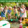 6/7Pcs Kids Gardening Tools Set Metal Rustproof Gardening Planting Tools with Wood Handle Educational Toddler Outdoor Garden Toy