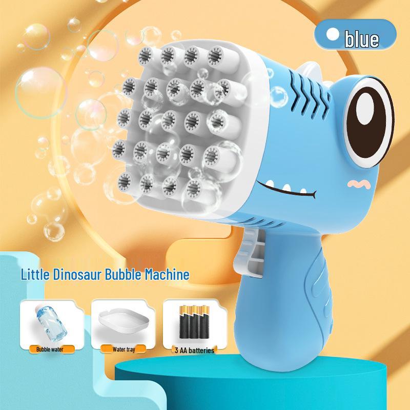 Детский пистолет с мыльными пузырями в виде динозавра - Полуавтоматический, Герметичный, Ручная игрушка