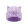 Soft Warm Winter Cap Cat Ear Embroidered Bonnet Casual Casual Knit Cap  Autumn Winter