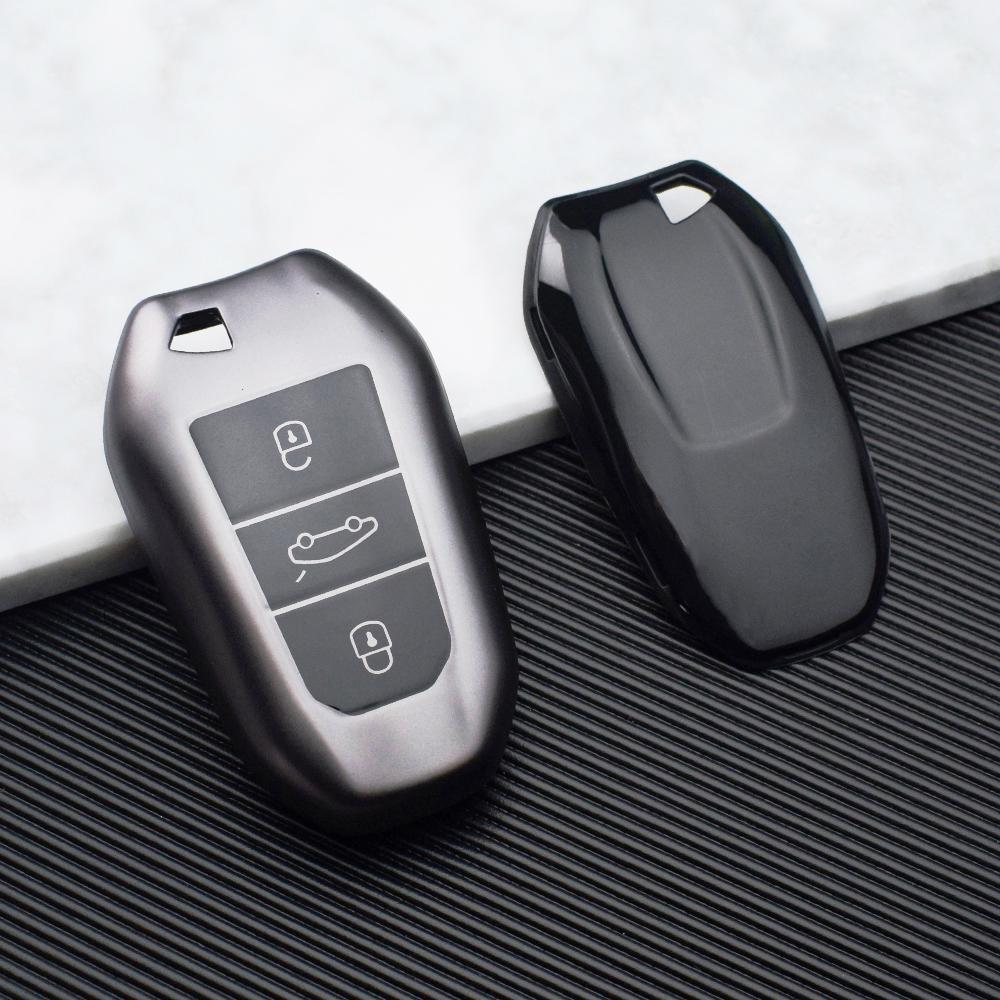 Auto Shell Fob Holder for Peugeot 208 3008 5008 2008 DS5 DS6 DS3 for Citroen C5 X7 Car Key Cover Remote Case Protector