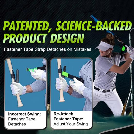 Бейсбольные ленты для тренировки свинга, эластичные ленты для бейсбола и софтбола, оборудование для тренировки ударов, для улучшения силы рук