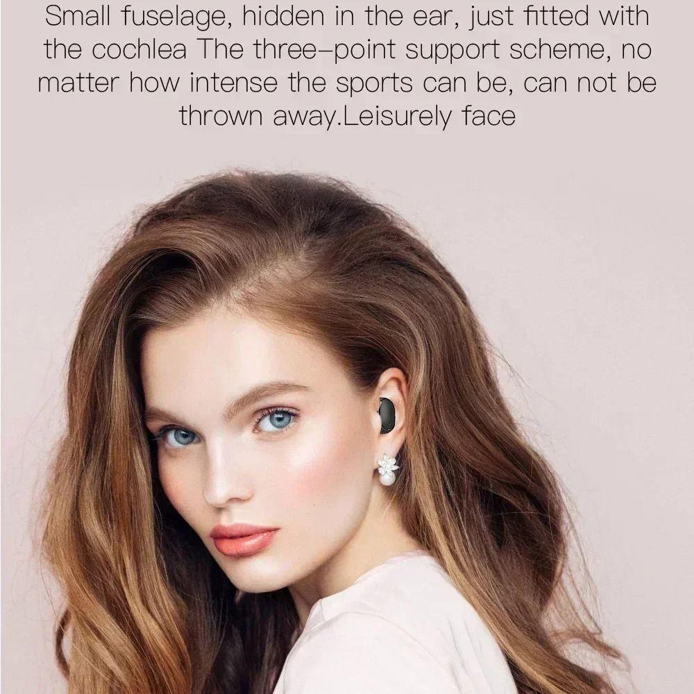 Noise Reduction Wireless Headset Touch Control Bluetooth Earbuds Listening Music