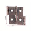8pcs Folding Screen Gate Hinges Retro Style Double-Acting Door Hinges Furniture Folding Screen Hinges Hardware Bedroom Bathroom Door