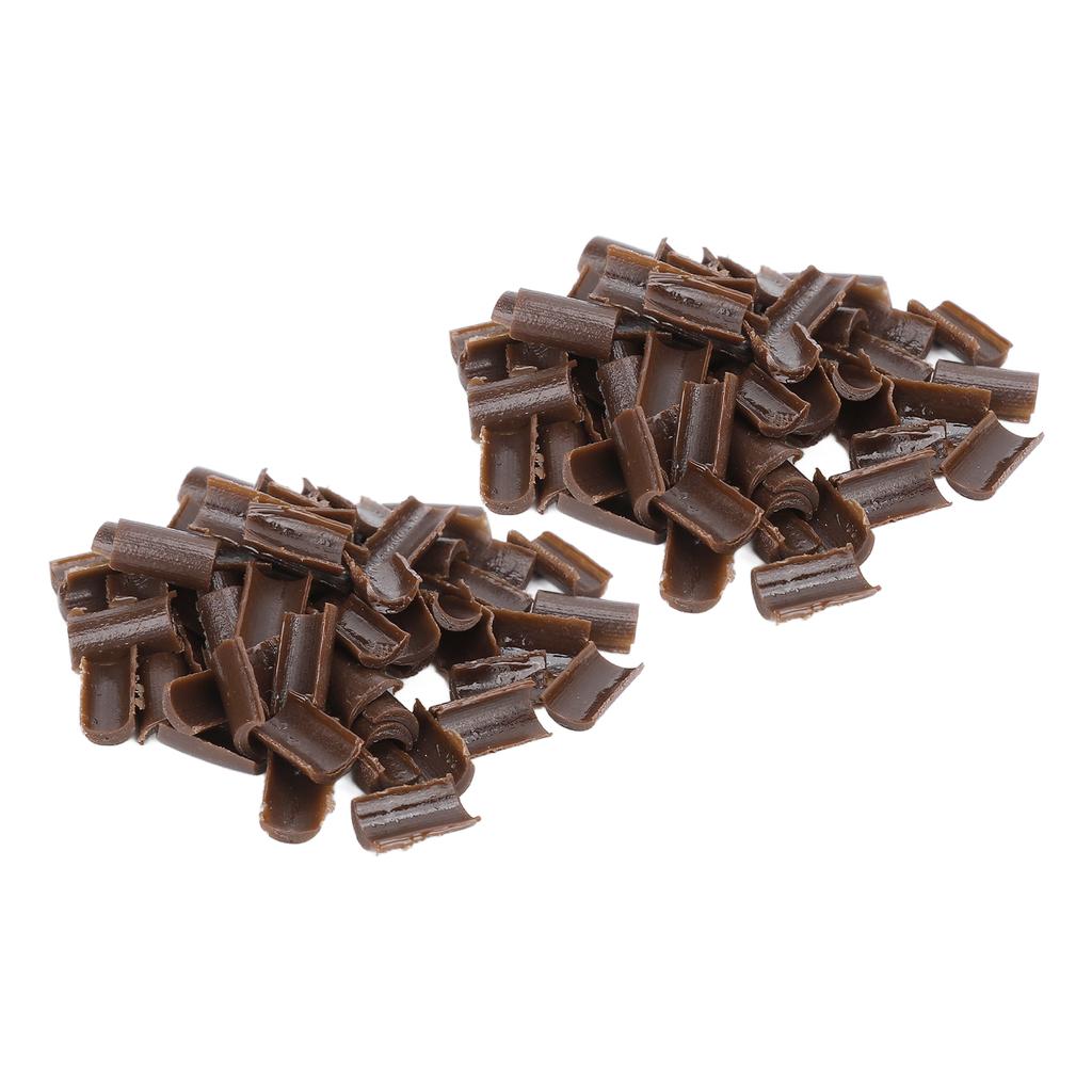 2 пакета Гранулы для наращивания волос U-tip Домашний салон Смола Парик Наращивание Термическое склеивание Гранула Бусина Коричневый