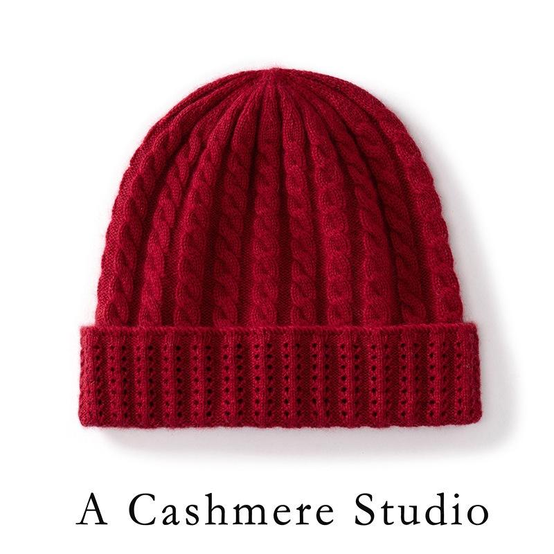 Autumn and winter fashion hat women's warm wool hat knitted hat cycling winter cashmere hat versatile wool hat