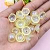 100Pcs Bead Fashion DIY Beads Beads Bowl Shaped Multicolor Jewelry Acrylic  Beads