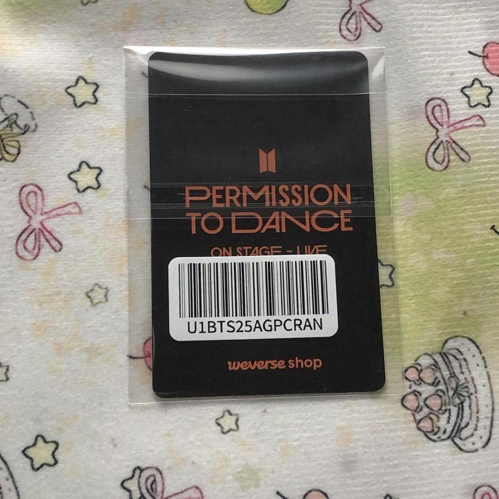 [USED] JIN P.T.D STAGE-SEOUL GLOBAL BTS Trading Card