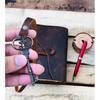Leather Journal-Handmade Deckle Edge Paper Leather Bound Journal -Book of Shadow