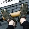 Модная спортивная обувь для мужчин, противоскользящая, износостойкая, дышащая, легкая, для спорта на открытом воздухе, камуфляжная, с плоским дном, для ходьбы