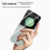 Прозрачный противоударный чехол Toocki для Samsung Galaxy Z FLIP 6 - Защитная крышка с 3-кратным складыванием