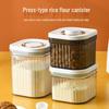 Large Airtight Plastic Storage Jar for Flour, Snacks, Grains, and Milk Powder