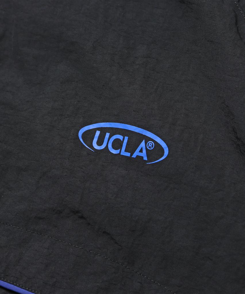 Женская спортивная ветровка UCLA с контрастной окантовкой [Черная] (Ub9Uj50)