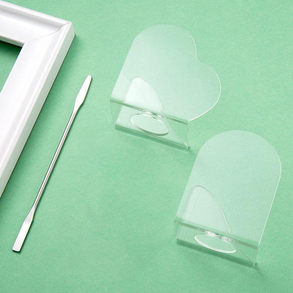 Прозрачная акриловая палитра Портативная палитра для смешивания тональных основ Многоцелевая палитра для красок Женщины