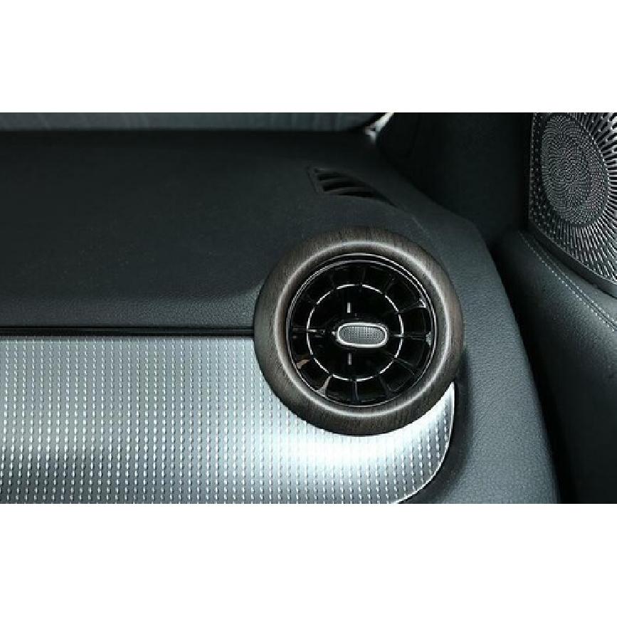 Console L&R Air Outlet Vent Trim 2PCS Fit For Benz GLB W247 - Wood Grain