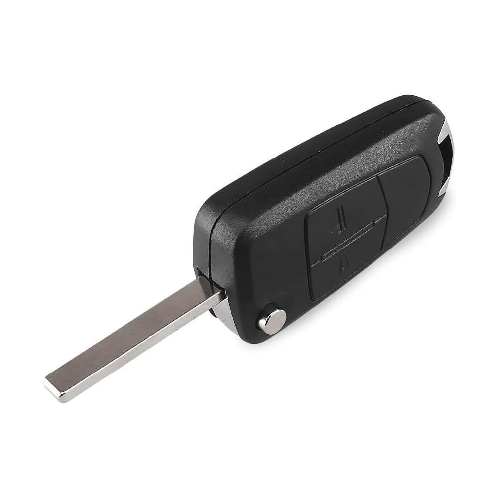 Replacement Blank Flip Key Shell for Opel Astra H Corsa D Vectra C Zafira 2 3 Buttons Remote Car Key Case Uncut Blade 3 Buttons