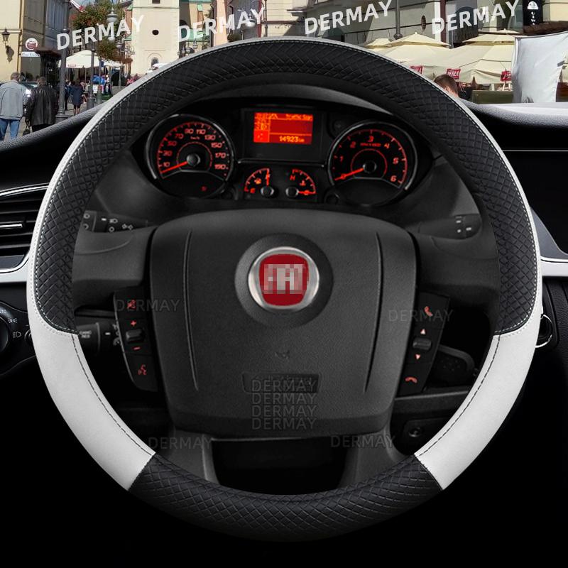 Для Fiat Ducato автомобильный чехол на руль из искусственной кожи Нескользящий Высокое качество автоаксессуары Быстрая доставка