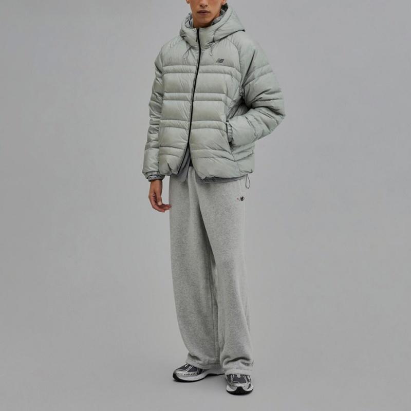 New Balance Пуховик Унисекс Светло-серый NBNPF41973-16