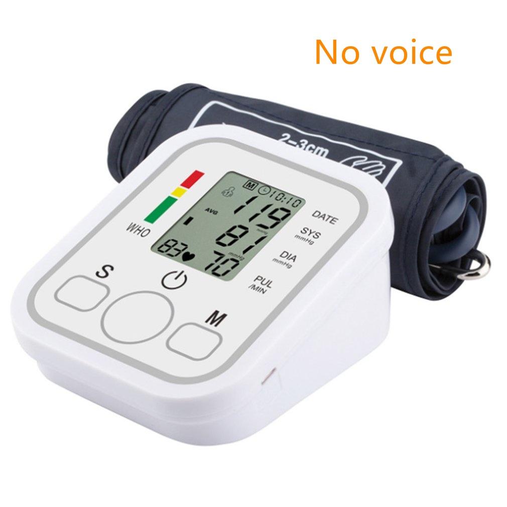 Upper Arm Blood Pressure Monitor Heart Beat Rate Monitor Health Care Medical Digital Meter Tonometer Measuring Automatic