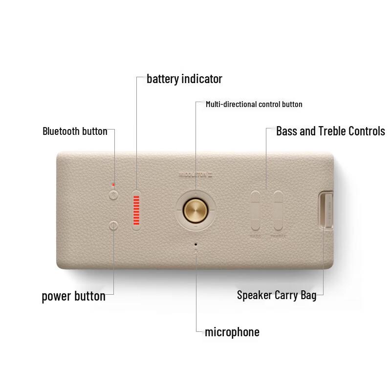 Marshall Middleton II Portable Bluetooth Speaker CN plug (adapter included)