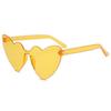 Y2K Heart Women Sunglasses Transparent Frame UV Protection Cute Shades for Toddlers Perfect for Outdoor Play&Daily Fashion KJ056