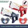 Kids Laser Tag Toy Gun Electric Infrared Sensing Combat Guns Set with Sensor Vest Indoor Outdoor Shooting Sports Boys Gifts