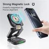 Magnetic Wireless Charger Multi-function 3 In 1 Foldable Phone Holder for iPhone 16 15 14 13 12 iWatch 9 8 7 Fast Charging Dock