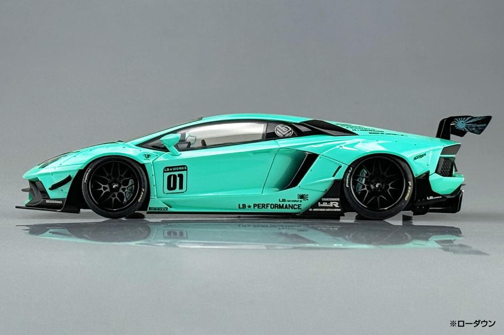 Aoshima Bunka Kyozaisha Liberty Walk Series LB Works Lamborghini Aventador Limited Edition Plastic Model 1/24 No.21 Ver.2