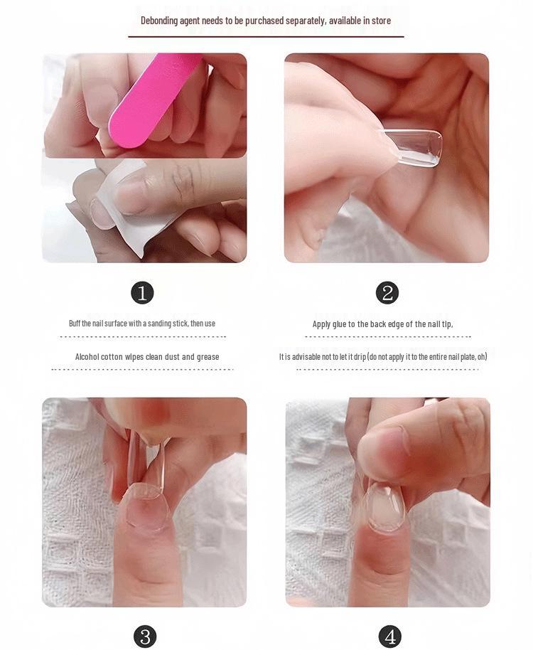 Dorisun 'Moonlight' Ручная работа, носимый нюдовый румянец, дизайн ногтей «кошачий глаз» с акцентами из циркониевых бриллиантов в виде капель воды