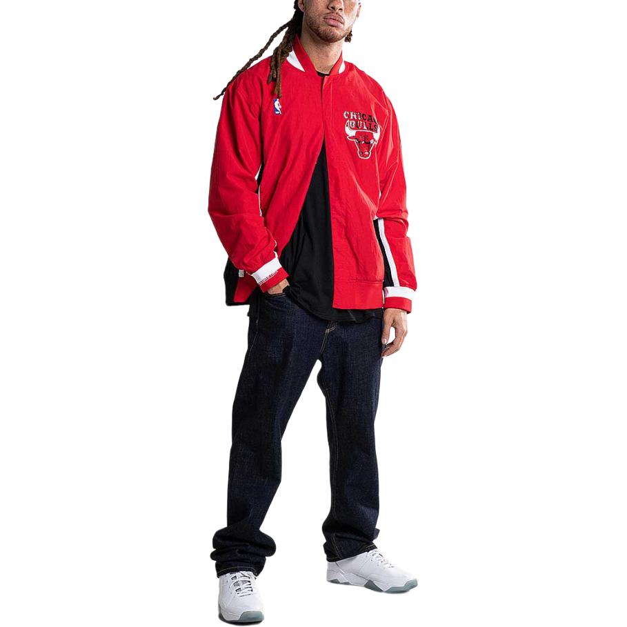 Mitchell Ness Jackets Unisex Baseball Collar Moderate Straight Fit 6056-300-92CBU